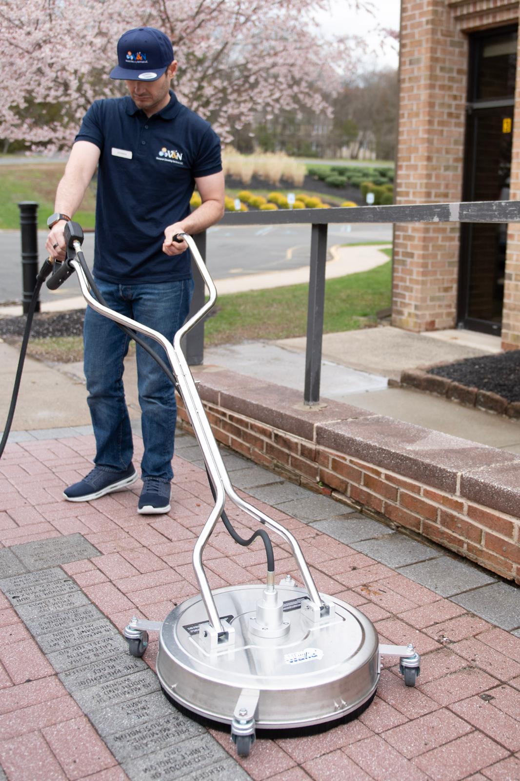 V&N power washing commercial pavers